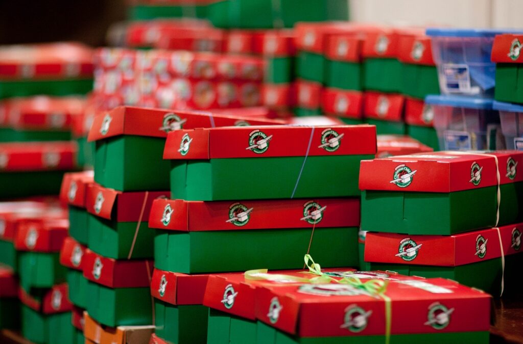 Over 700 Shoeboxes Collected in 2020!